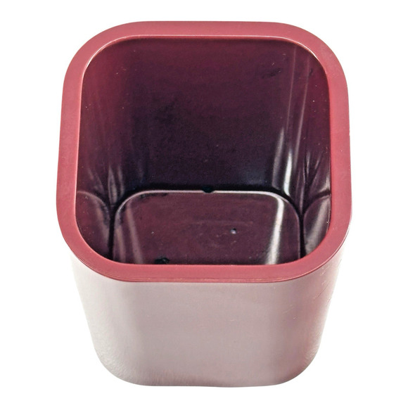 Vintage Radius One Pen Holder Maroon William Sklaroff Plastic Desk Office 1980's - Picture 7 of 8